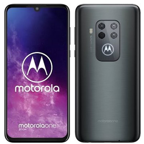 Motorola One Zoom sivá