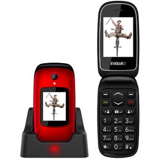 EVOLVEO EasyPhone FD červený